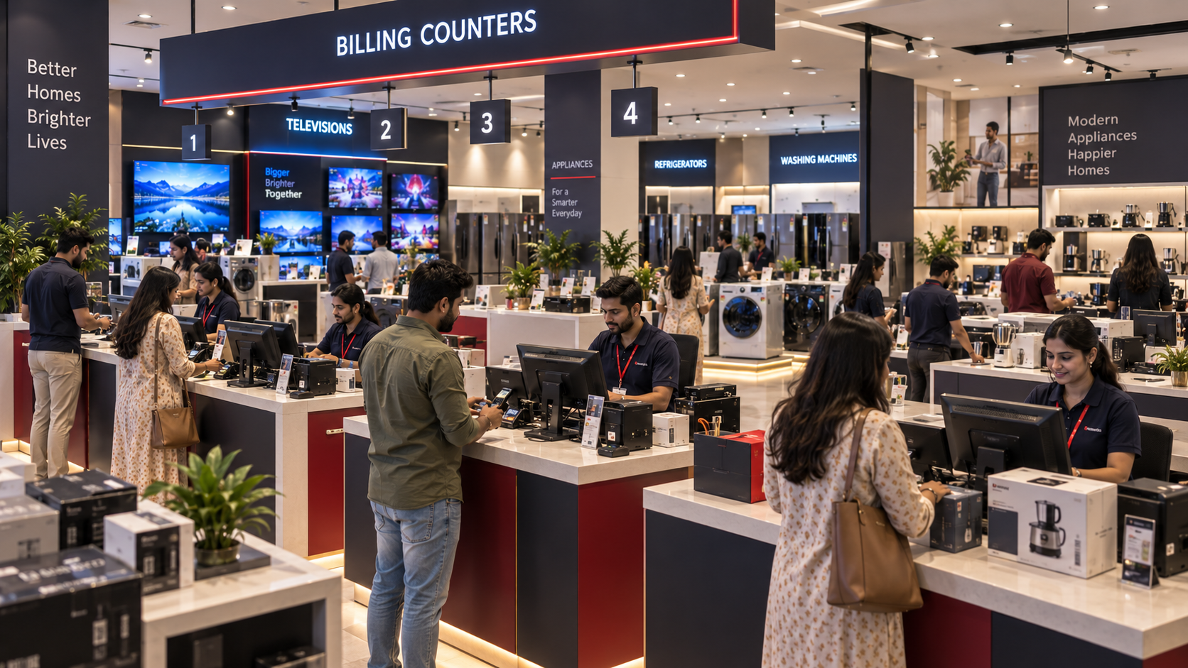 An established retail setup built around fixed billing systems